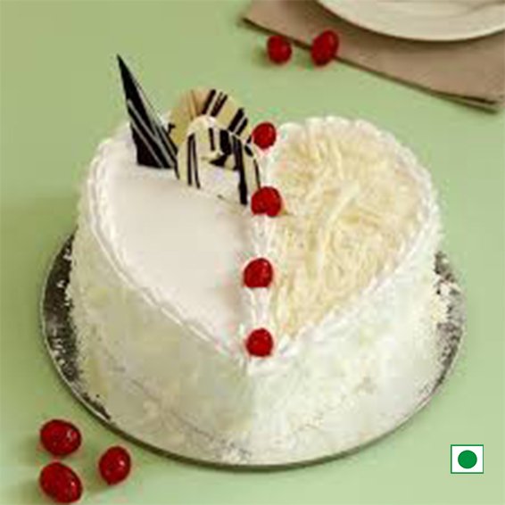 Heartwarming White Forest Cake