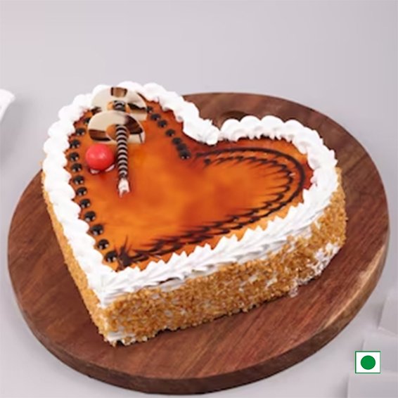 Sweetheart Butterscotch Fantasy Cake