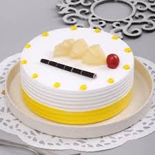 Tropical Heart Pineapple Cake