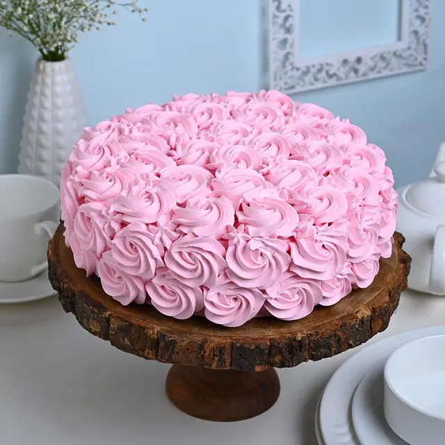 Strawberry Swirl Cake